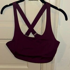 Plum Girlfriend Collective sports bra